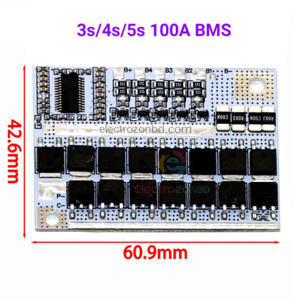 3s 4s 100A BMS