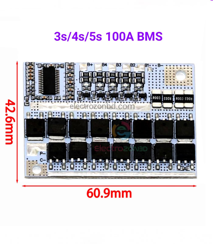 3s 4s 100A BMS