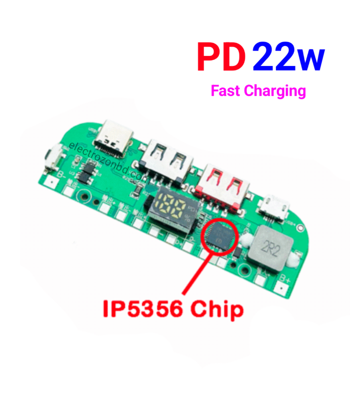 IP5356 22.5W Fast Charging Power Circuit
